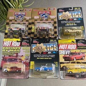 Racing Champions Lot of 6 Vintage 90’s Cars